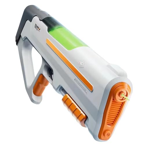 Image of Storio Rechargeable Electric Automatic Big Powerful Holi Pichkari Water Gun Toy for Kids with Luminous Light | 600ML Inbuilt Storage | Upto 30Ft Range |High Pressure Mechanism