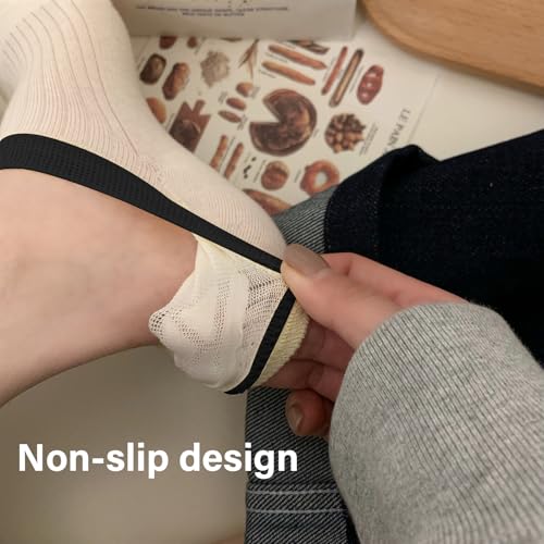 3 Pairs No Show Socks Womens Cushioned ​Athletic Hidden Liner for Sneakers Ankle Running Socks2