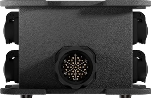 Power Turtle Multicore Box für kompakte, extrem robuste Stromverteilung, die eine deutliche Reduzierung des Volumens ermöglicht