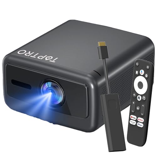 Image of Certified 4K ATVS + TOPTRO Legend Ultra Max Projector 4K Ultra HD HDR10+, MEMC, 4GB RAM, 3200 ANSI & HDMI ARC Octacore Processor, 36000 Lumens Ultra Bright, Fully Automatic, YouTube Hotstar Prime