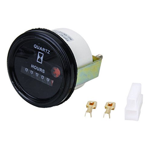 Shiwaki 12V To 36V Truck Tractor Diesel Outboard Engine Hour Meter Round