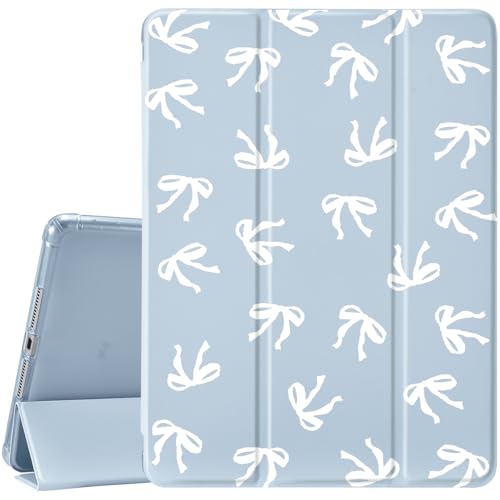 Housse iPad 10e génération nœud en ruban bleu un cadeau idéal pour fille