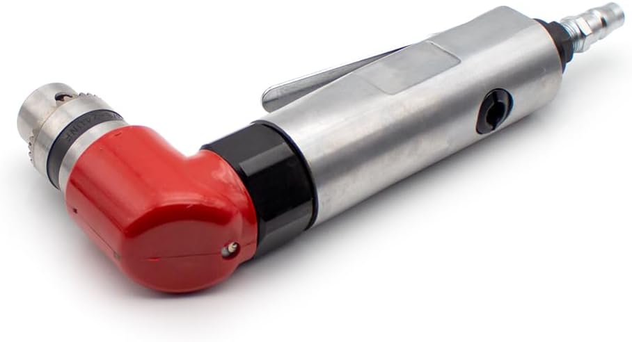 High-Torque 90-Degree Elbow Drill Pneumatic L-Type Drill 1.5-10MM Clamping Range Powerful Hole Punching Machine 2500RPM
