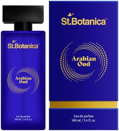 St.Botanica Luxury Arabian Oud Perfume | Luxury Perfume For Men | Long Lasting Perfume With Lemon Italian, Cedarwood & Labdanum Smoky, Citrus & Warm Scent | Eau De Parfum | Long Lasting EDP Fragrance Scent | 100 ml