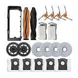 FGJDERYH Replacement Accessories Kit Compatible with Dreame X60 Ultra/X60 Max Ultra, Main Brush Cover + Mop Holders + Brushes + Filters + Pads + Dust Bags