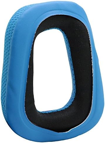 MMOBIEL Earpads Replacement Compatible with Logitech G35 G930 G430 F430 F450 - Headset Headphone Ear Pad Cushion - Soft Protein Leather Memory Foam - Blue