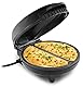 Elite Gourmet EOM205 Antihaft-Omelette, Frittata, Snack-Taschenzubereiter, Dessertzubereiter, 2 einzelne 6,5-Zoll-Omeletts, Edelstahl und Schwarz
