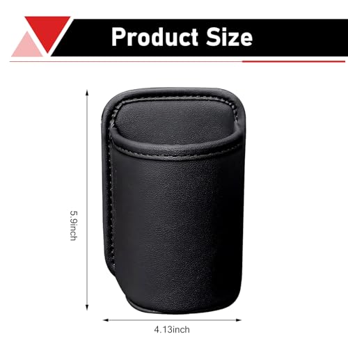 Portavasos Colgante para Puerta de Auto, Clip Grande, Negro miniatura 2