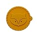 RBV Birkmann Cookie Stamp Fox Ø 7 cm, 7 x 7 x 7 cm, Beige/Orange