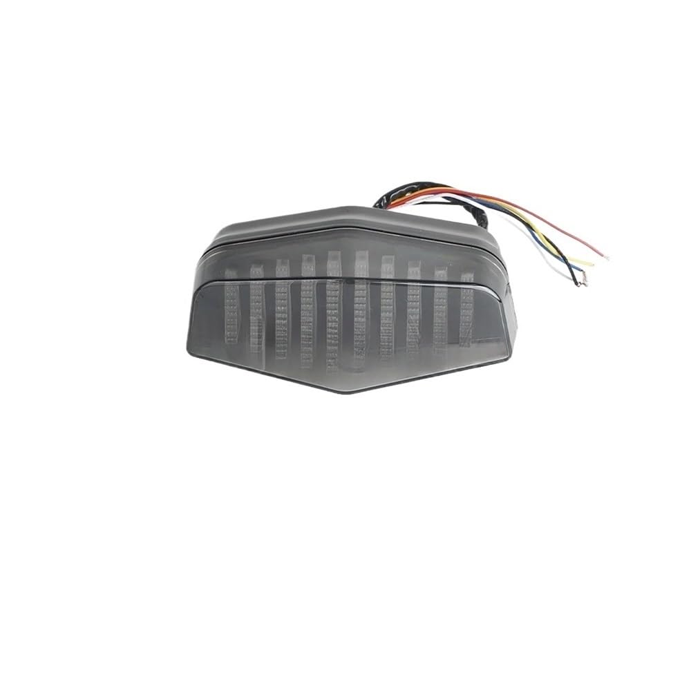 Feu de position moto 12V avec feu de stop LED et éclairage plaque pour Chopper - 8