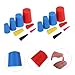 TOPPERFUN 110pcs Silicone Stoppers Set Assorted Tapered Sealing Plugs for Lab Home Industrial Use Solid Rubber Stopper Kit for Various Hole