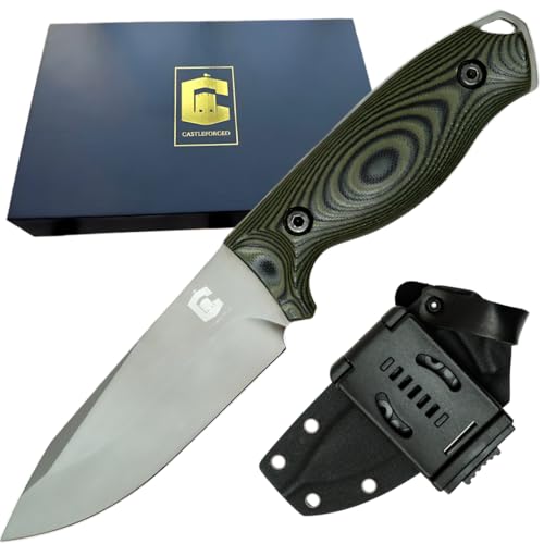 Castleforged Survival Knife - Fixed Blade Knife with Kydex Sheath, 4