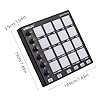MIDI Controller Beat Maker Machine 6 Assignable Knobs Note Repeat Full Level Buttons and Production Software Portable Mini MIDI Controller Pad USB for Beginner Music Production