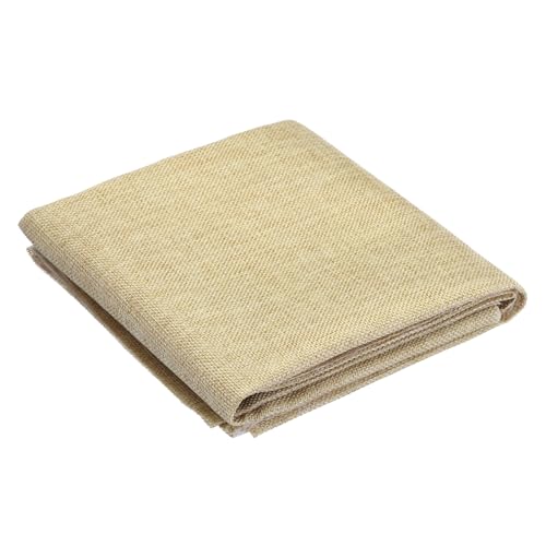 uxcell Pale Yellow Speaker Mesh Grill Cloth (not Cane Webbing) Stereo Box Fabric Dustproof Cloth 50cm x 150cm 20 inches x 59 inches