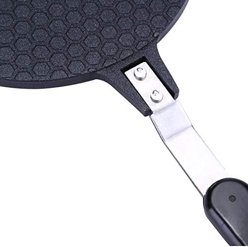 Zerodis Aluminum Alloy Gas Non-Stick Waffle Cone Maker Cake Griddle Egg Roll Mold Household Kitchen Baking Tool