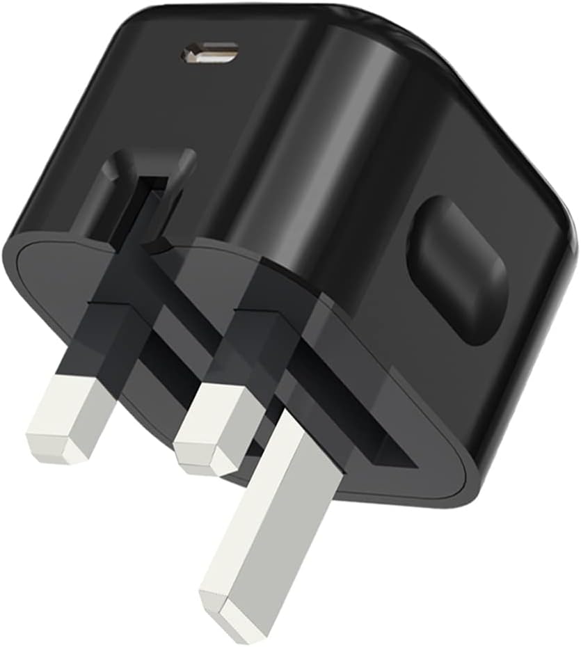 For Google Pixel 10 10 Pro 10 Pro XL 9 9 Pro 9 Pro XL Fold 8A 8 8 Pro 7A 7 7 Pro Charger, USB C Fast Charger Plug 20W Foldable Type C PD Wall Charger Adapter UK 3 Pin Mains Phone charger (BLACK)