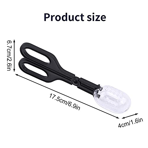 DONGKER Reinigungsklemme, 1 Stuck Reptilien Futterzange, Kricket-Klemme, Reinigungswerkzeug Pinzette für Insekten, Eidechsen, Bartagamen, Schildkröte, Gecko, Chamäleon