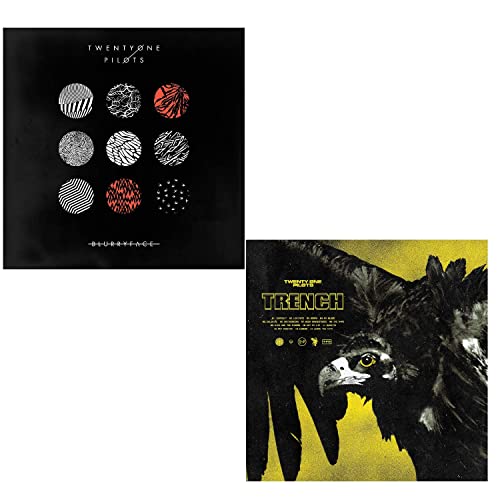 Blurryface (2 LP) - Trench (2 LP) - Twenty One Pilots 2 Vinyl LP Album Bundling - 180 gram
