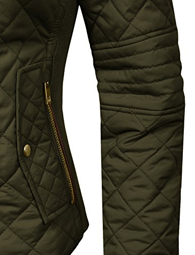 J.lovny Womens Lightweight Quilted Warm Zip Jacket [S-3Xl] #TOP4