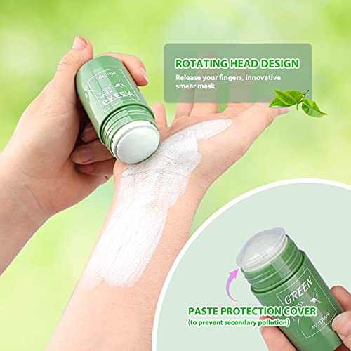 Az.bnc Blackhead Green Tea Mask Stick For Face,Pocoskin Deep Pore Cleansing,Ordolava Remover With Poreless Green Tea Extract Face Moisturizing Oil Control Deep Pore Cleansing For All Skin Types(2Pcs) #TOP4
