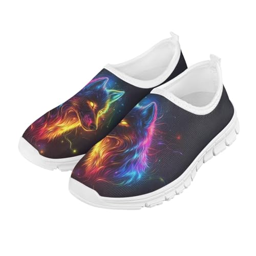 Doojoayie Little Boys Slip On Sneakers Novelty Outdoor Sport Shoes White Sole2