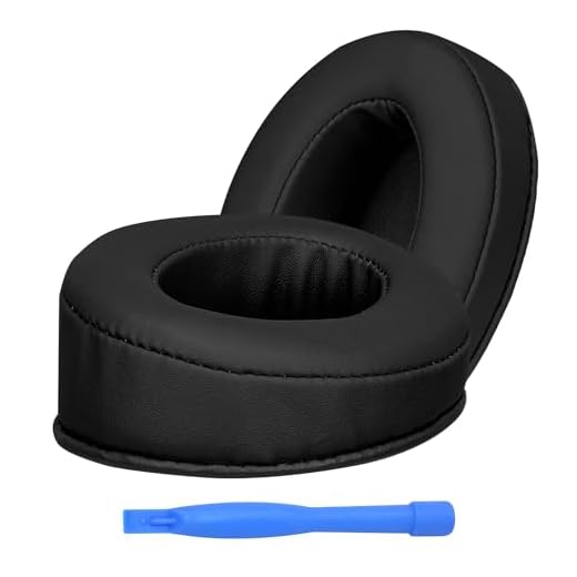 Ersatz Ohrpolster für ATH M50X M40X M30X / Turtle Beach Recon 50 / Stealth 600 700 520 Series/Razor Blackshark V2 X/HyperX Cloud Serie Kopfhörer von MMOBIEL - Kopfhörer Ohrpolster Ersatzpolster
