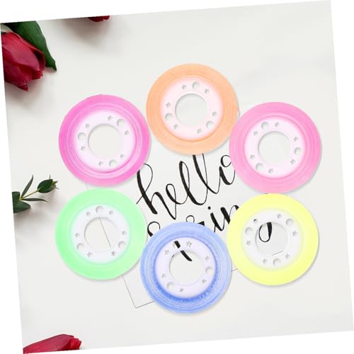 Cinta adhesiva BOPP transparente de colores aleatorios para manualidades 7