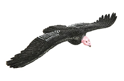 Safari Ltd Wings of the World California Condor Realistic Hand-Painted Toy Figurine Model For Ages 3 And Up – Large