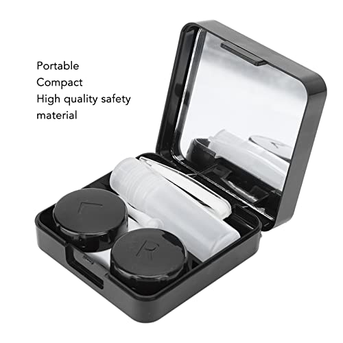 Estojo para Lentes de Contato Simples, Kit de Estojo para Lentes de Contato Portátil Cuidados Saúde