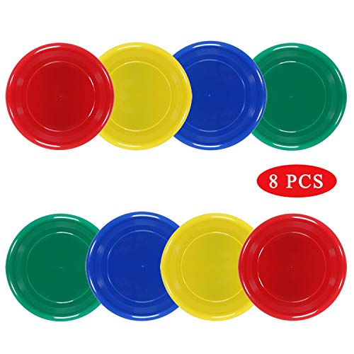 Zdgao Flying Discs For Kids And Adult, 9 Inch Plastic Flying Disc Set In Bulk, Set Of 8 #TOP1