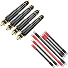 EZGO TXT Battery Cables and 4 Front Shocks for 1994-Up Models