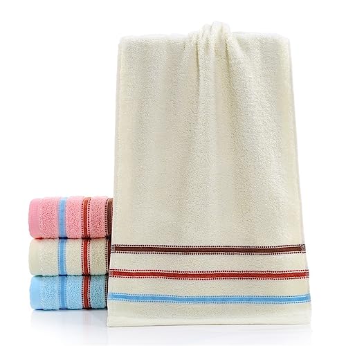 Toalla de algodón para cara suave toalla de hogar a rayas y baño diario 4