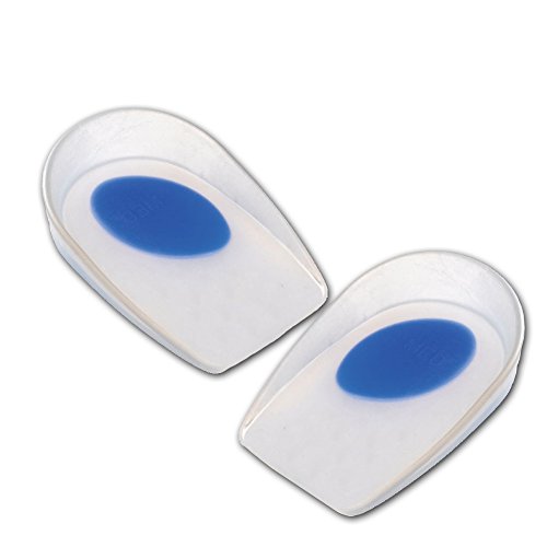 Talonnettes silicone XL avec point bleu pour retrouver le bonheur de marcher