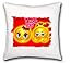 MERCHANDMANIA COJIN Emoticono Amor San Valentin hogar Comodo cussion