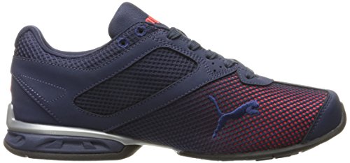 Image of PUMA Men's Tazon 6 Sneaker, Peacoat-High Risk Re, 13 M US