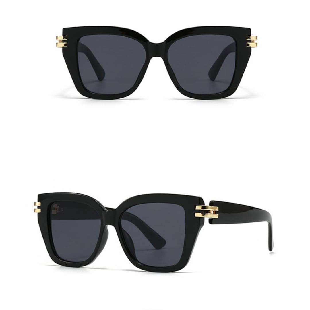 Gafas de sol clásicas de lujo vintage para mujer y hombre, estilo punk, remache, sexy, Uv400