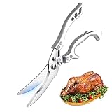 Fermeture de sécurité : la pince à volaille peut être complètement fermée lorsqu'elle n'est pas utilisée, ce qui empêche efficacement une coupe accidentelle des mains grâce à la lame ouverte. Le trou de suspension à l'extrémité de la poignée doit faciliter le rangement et économiser de l'espace.