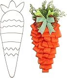 Bunny Shaped Wire Wreath Frame β Easter Wreath Form, Bee & Carrot Wire Frame, Perfect for DIY Floral Crafts & Holiday Home Decorations (1, Carrot)