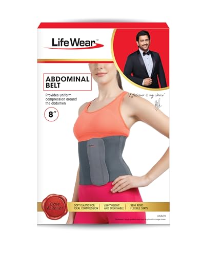 Image of Life Wear Abdominal Belt, Ideal Post-operative or Post-delivery Aid, Post Pregnancy Abdominal Belt After Delivery, Maternity Support for Body Shaping, Tones Muscles and Improves Healing, Size (L)