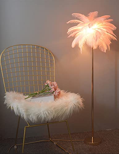 Lampadaire en plumes d'autruche à LED variable pour un éclairage ajustable - 2
