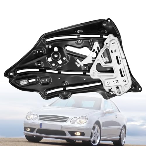 HonHuCo 2096700103 Rear Left Driver Side Window Regulator Fits for 2003-2009 Mercedes CLK W209 CLK320 CLK500 CLK350 CLK55 CLK63 AMG A2096700103
