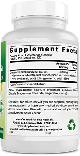 Gymnema Sylvestre Extract 500 Mg & Alpha Lipoic Acid 600 Mg #TOP4