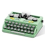 PATRI MOYE 918PCS Ideas Retro Typewriter Building Blocks Set for Adults,Collectible Retro Display Toys Model,Classic Printer Models Building Set,Best Nostalgic Gift for 6+ Year Old Kids