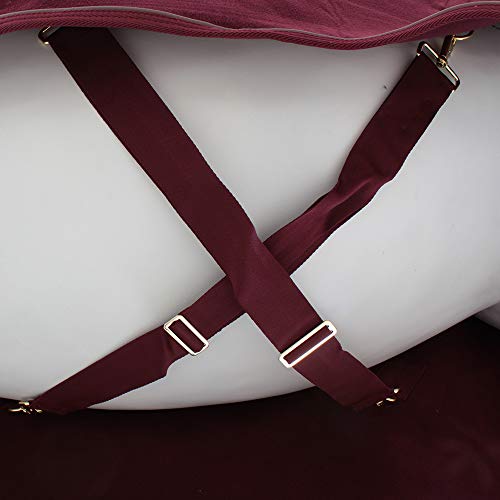 Foto von Kentucky - Schweißdecke - Fleece Bordeaux - 145