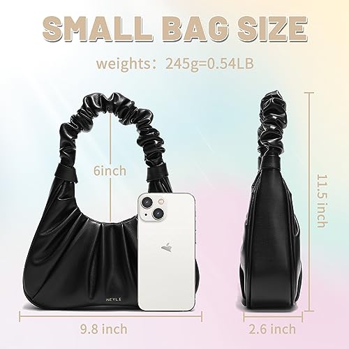 Image of Keyli Mini Purses Cloud Design Handbags Cute Shoulder Bag for women Hobo Tote Purses Clutch with Magnetic Closure