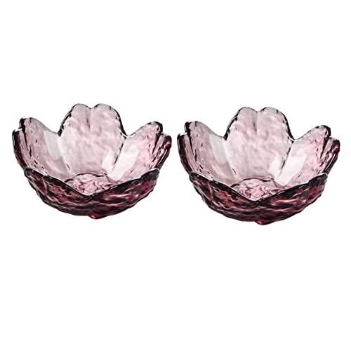 Alipis 2 Pièces Plat à Sauce Verre Bol à Sauce Soja Assiette à Condiments Pour Tremper Des