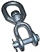 Prolinemax 5/8 inch JAW Eye Swivel Marine Mooring Galvanized 5200 lbs