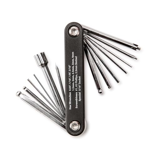 Jim Dunlop - DGT09 Multifunktionswerkzeug für die Gitarrenpflege: Metall, Legierter Stahl und Aluminium Griffmaterial