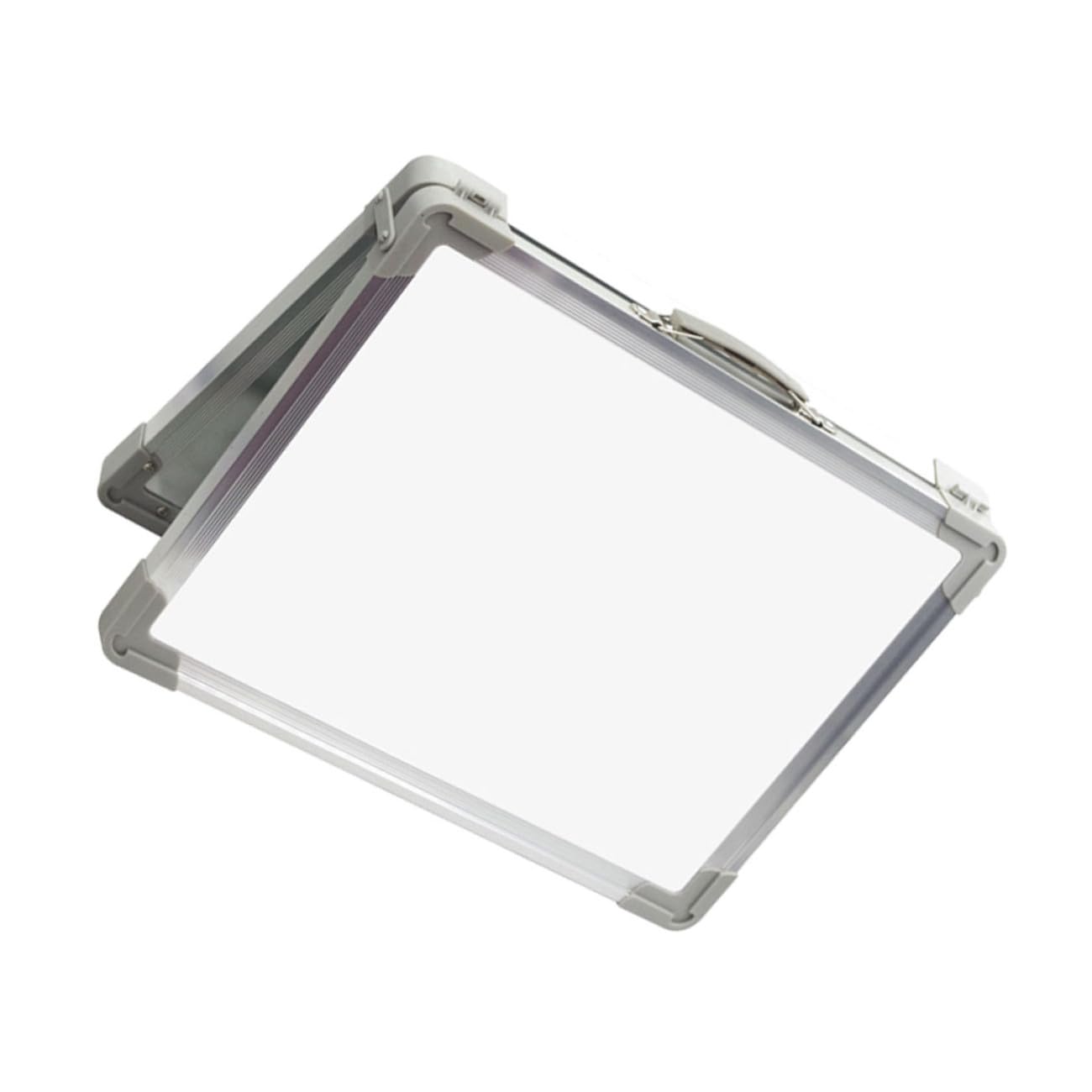 Lavagna Magnetica da Scrivania Doppia Faccia Tavola da Disegno e Scrittura Portatile Superficie Liscia Cancellabile Supporto Stabile per Studenti Insegnanti e Ufficio