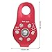 BYERZ Durability Climbing Pulley,Suitable for Mountaineering and Engineering (Red)